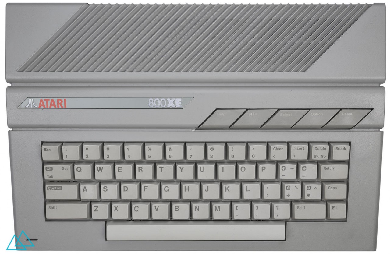 Vintage Personal Computer Atari 800 XE Top View