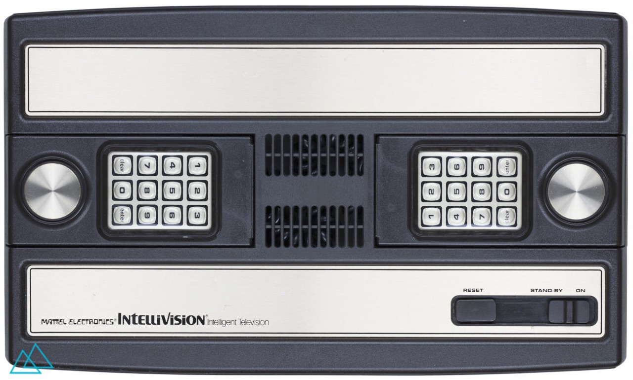 Vintage Video Game Console Mattel Intellivision Top View