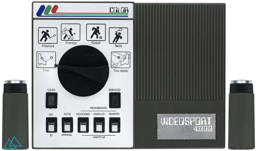 Top view dedicated video game console Comersa Video Sport 4000 Color